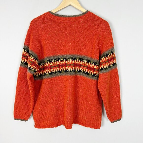 Eddie Bauer Vintage V-Neck Sweater - Picture 3 of 4